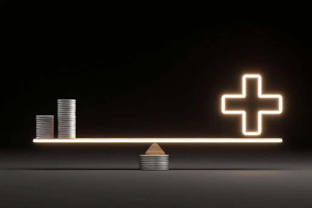A scale weighing money against a plus feature asking is Hinge+ worth it