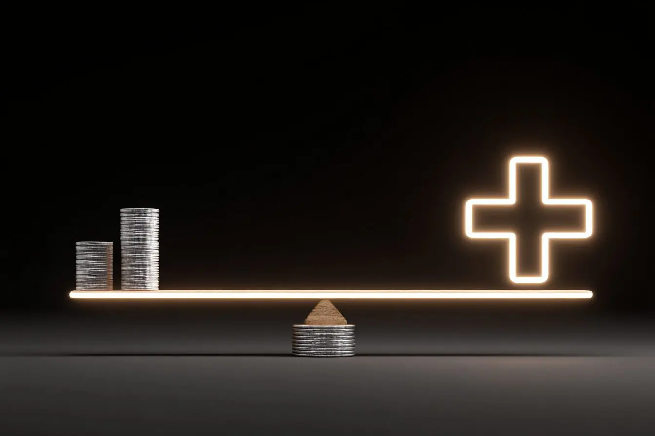 A scale weighing money against a plus feature asking is Hinge+ worth it