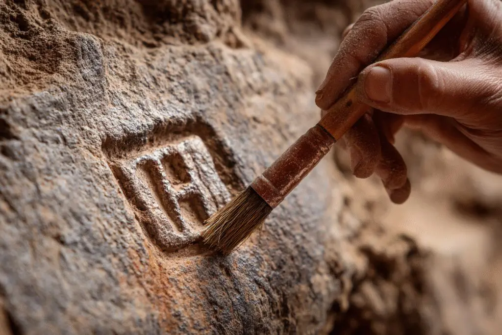 An archeologist uncovering a fossil of an old phone answering the FAQ on when did Hinge come out
