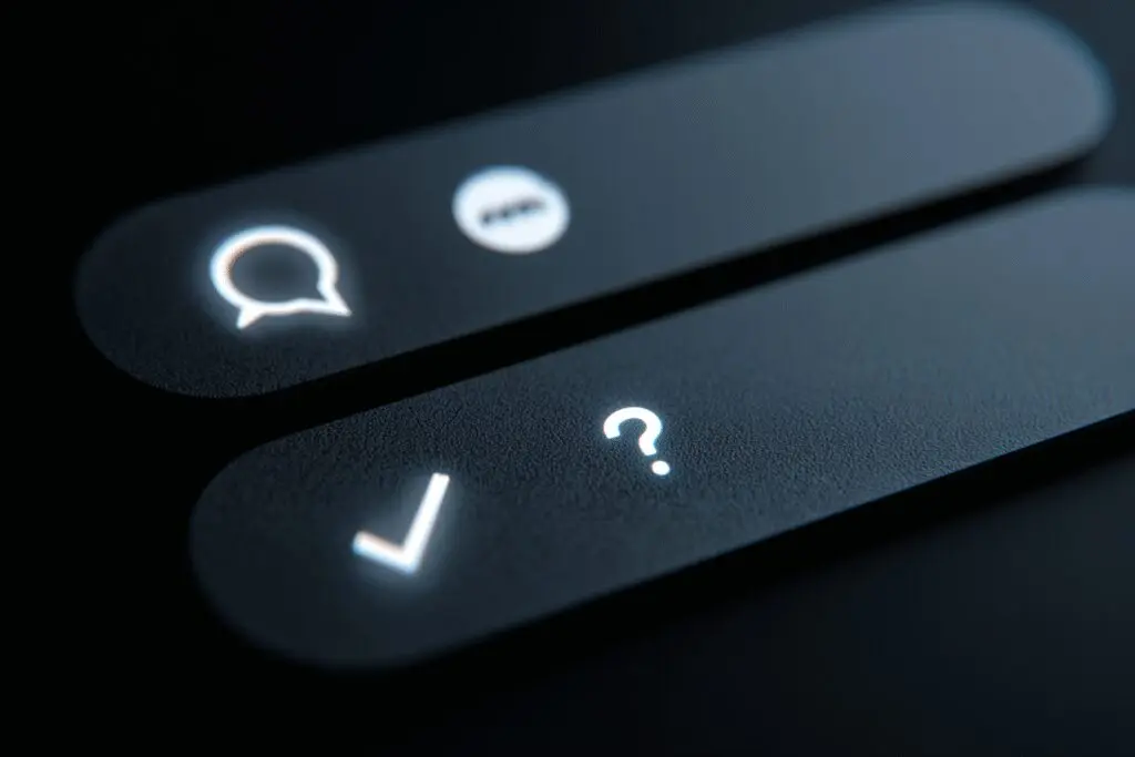 Grey checkmarks under a message with a question mark answering does Hinge show when you read a message