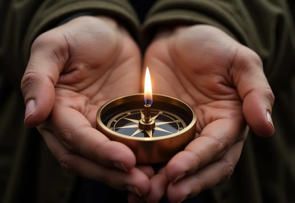 a compass with a cross pointing to a heart exploring the question is eharmony a christian dating site