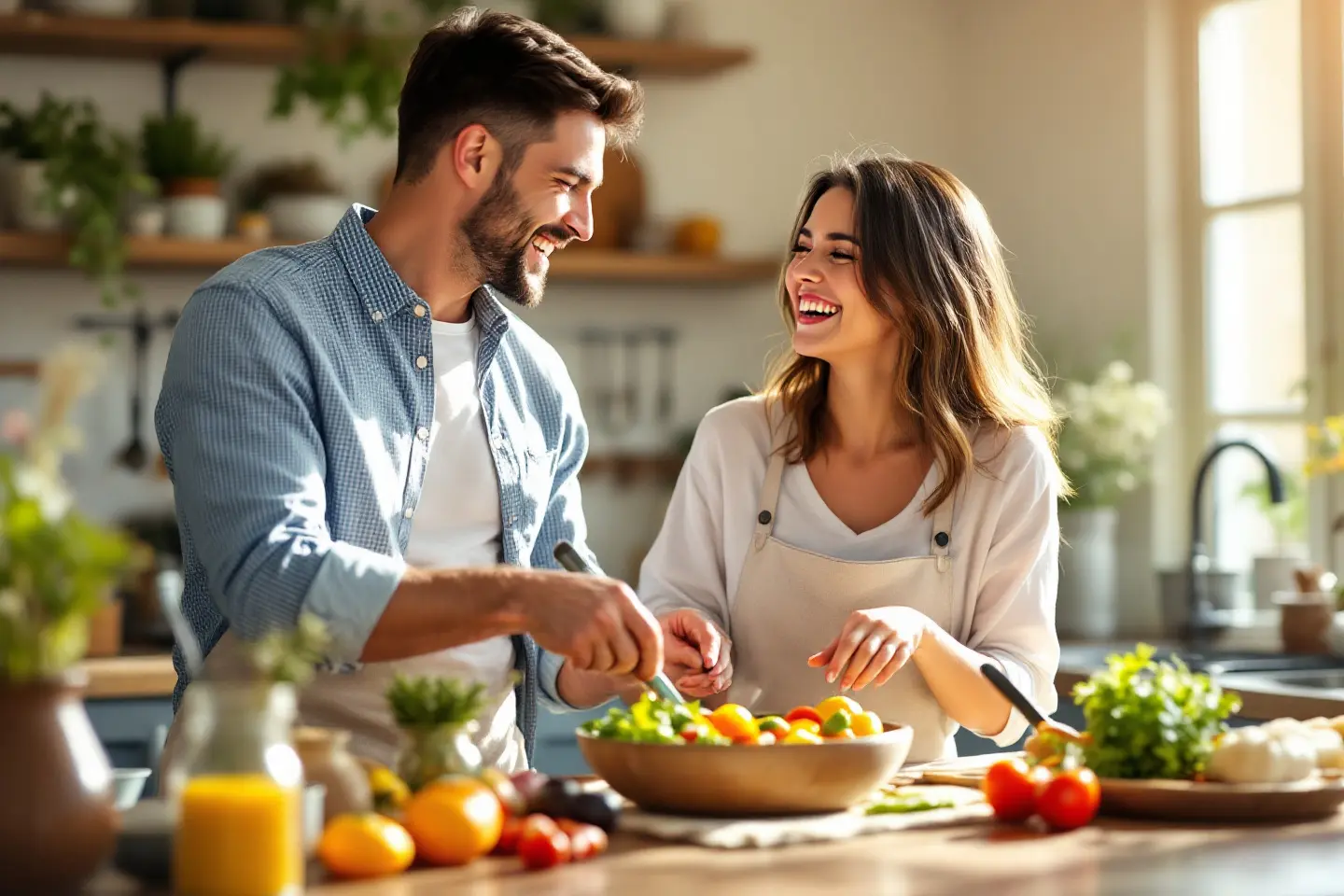 a photo showing that a genuine connection is how to make a man fall in love with you