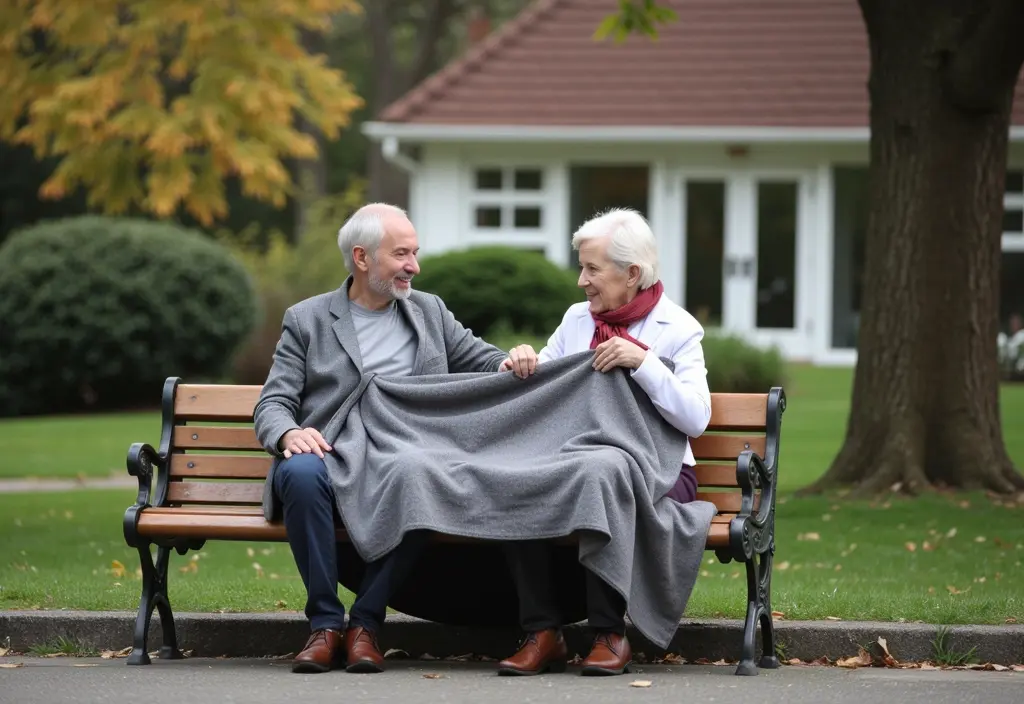an elderly couple sitting in comfortable silence on a park bench symbolizing what is considered a long-term relationship - Dating Man Secrets - Psychology Attraction Tips Revealed an elderly couple sitting in comfortable silence on a park bench symbolizing what is considered a long-term relationship