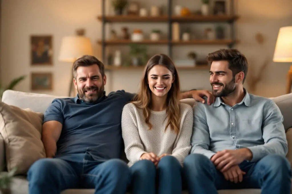 a man introducing his nervous new girlfriend to his parents a classic example of how soon is too soon