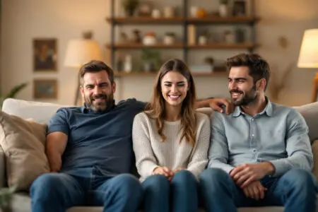 a man introducing his nervous new girlfriend to his parents a classic example of how soon is too soon