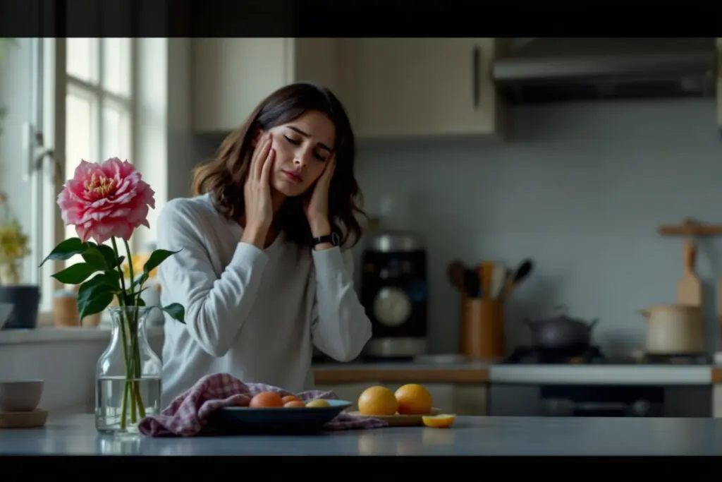 a woman looking sadly at a neglected drooping flower symbolizing when someone stops making an effort in a relationship - Dating Man Secrets - Psychology Attraction Tips Revealed a woman looking sadly at a neglected drooping flower symbolizing when someone stops making an effort in a relationship