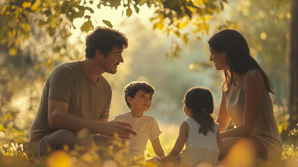 Family dynamics with children in a relationship