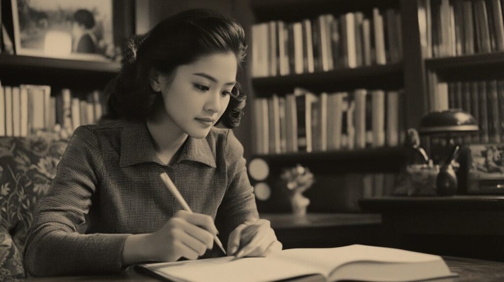 Woman writing notes about Dating a Muslim Man