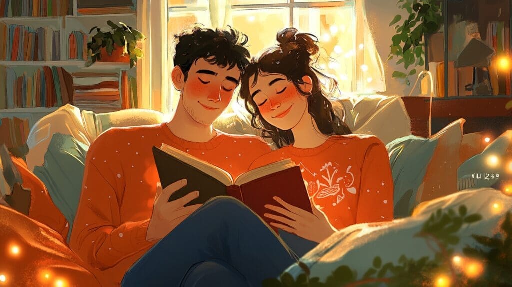 Couple reading together Journey Dating a Muslim Man