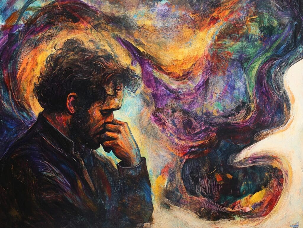 Man contemplating emotions dating a Gemini man