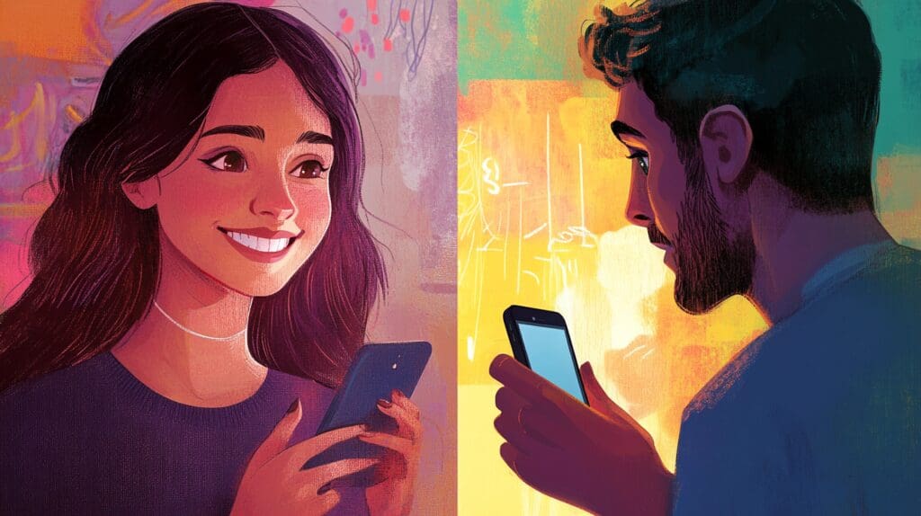 Techniques for women to keep conversations engaging over time (texting/in person)