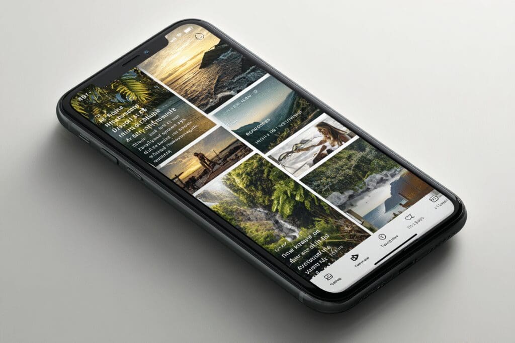 A dating profile that looks like a magazine page illustrating the answer to the FAQ on what is Hinge