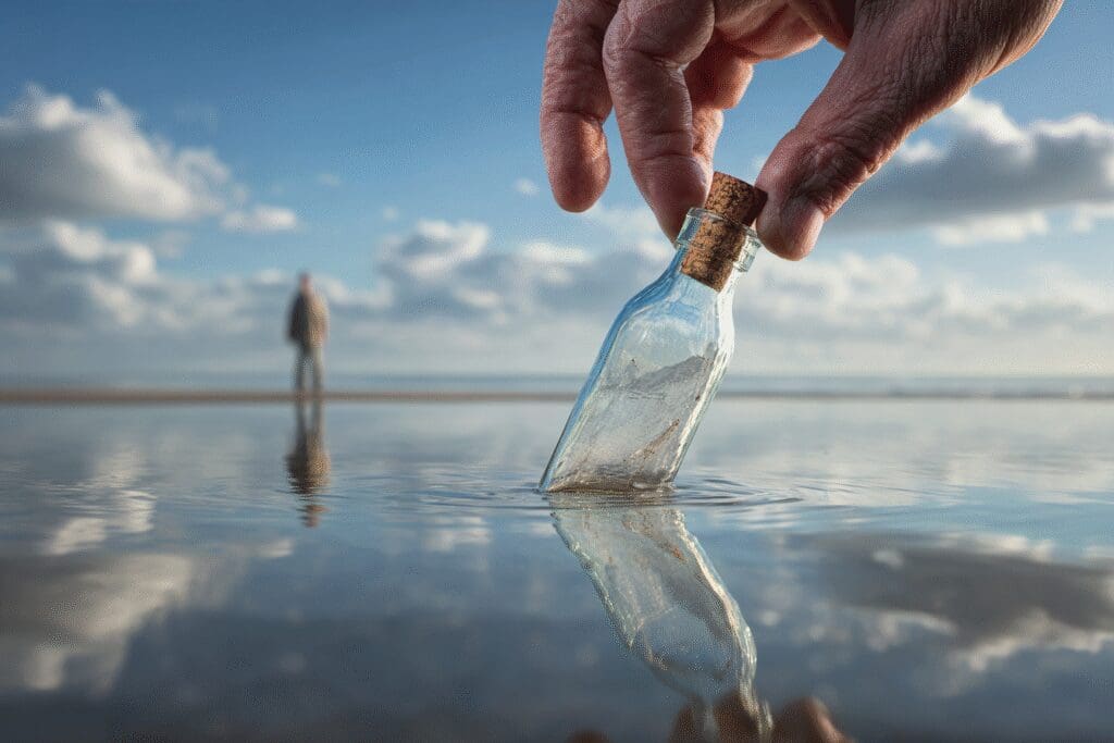 A message that cant be put in a bottle a metaphor for the FAQ if you unmatch with someone on Hinge can you rematch
