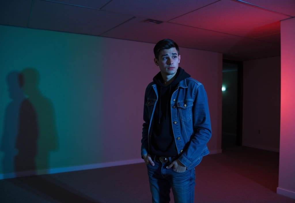 a man in a faded empty room illustrating the impact of lost attention on his vitality