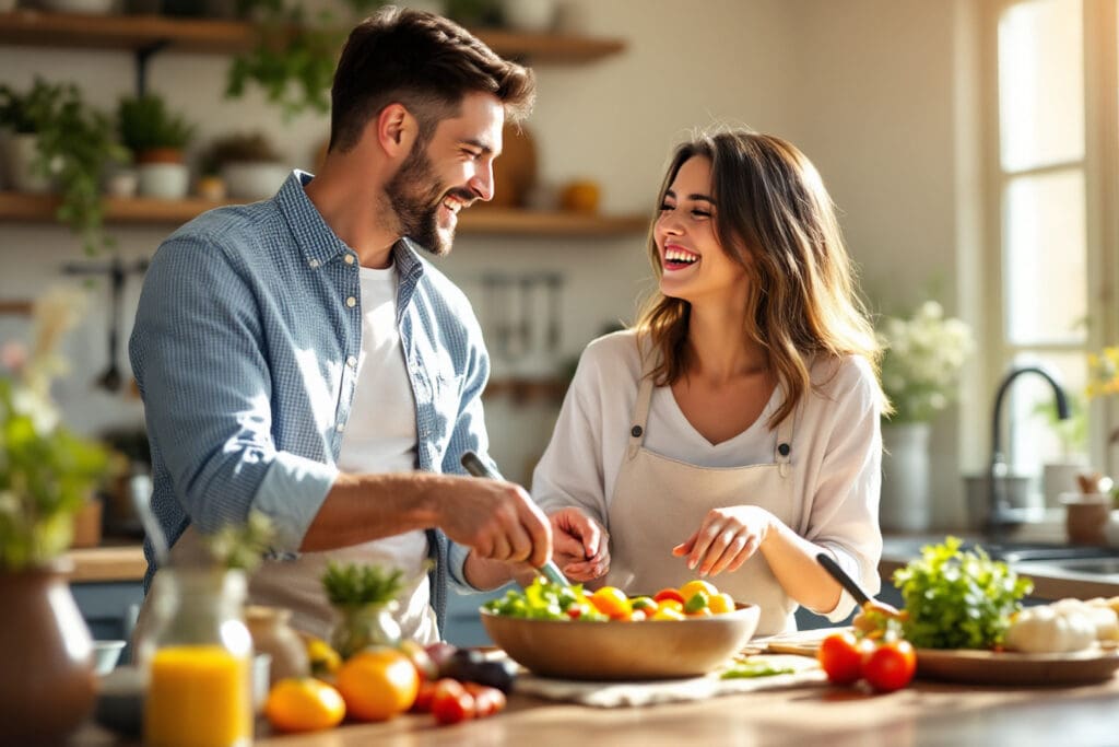 a photo showing that a genuine connection is how to make a man fall in love with you