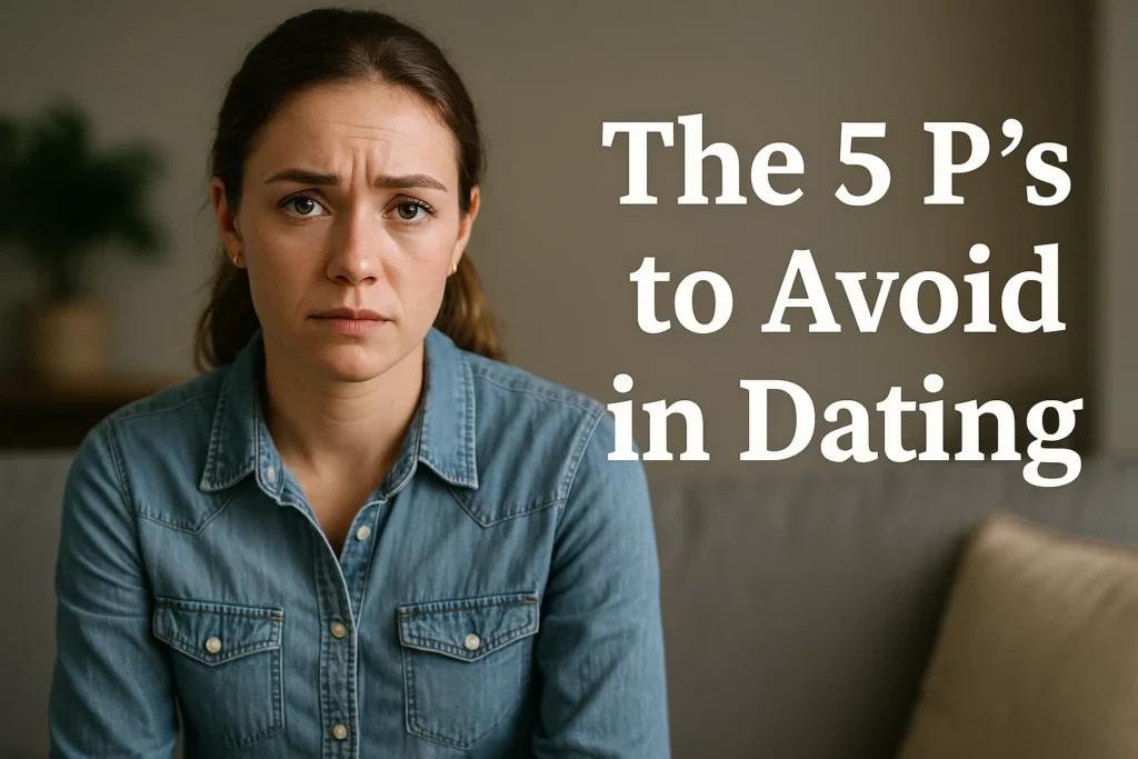 what are the 5 ps to avoid in dating