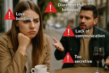 what are the red flags in the first stage of dating