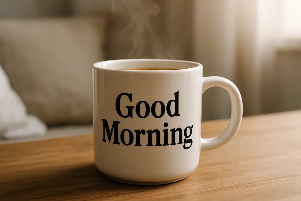 good morning text rules