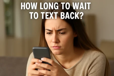 how long to wait to text back